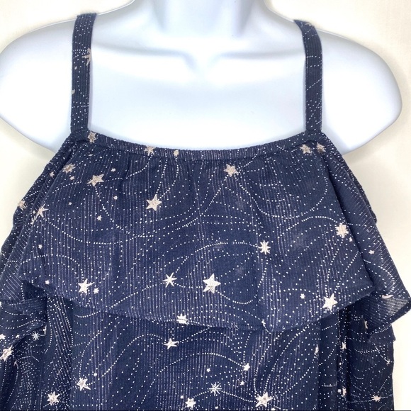 Anthropologie FLOREAT Starlit Off Shoulder Top Small Fairycore Whimsical - Picture 12 of 13